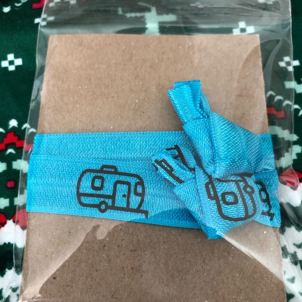 Brand New-Set of 2 -Camping hair ties